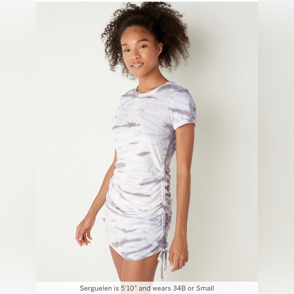 Beach Terry Ruched Side Dress